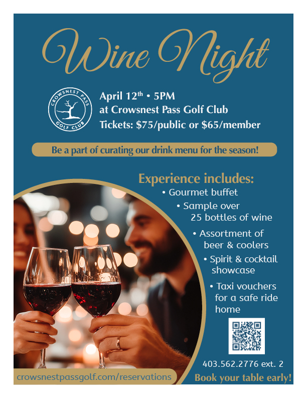 11 march wine night poster