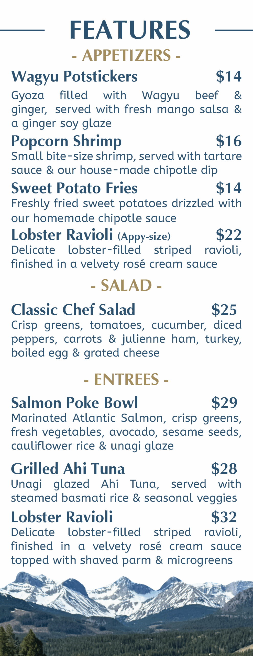 Feature Menu Summer Final