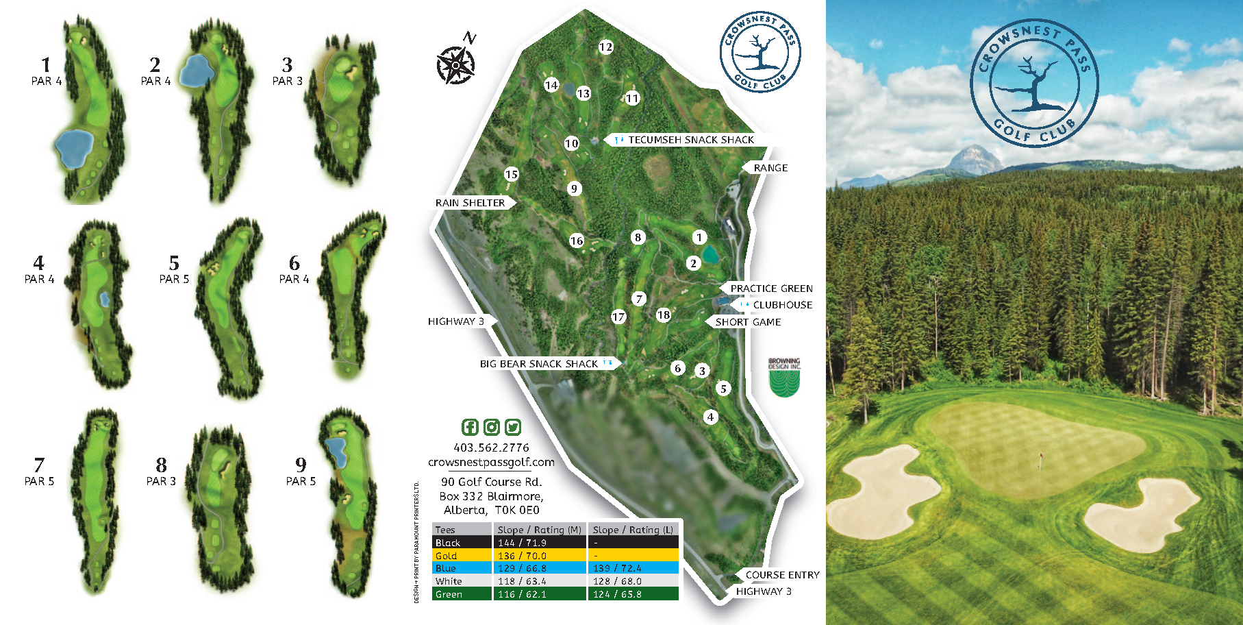 36401 Crowsnest Pass Golf Club SCORE CARDS[30] Page 1
